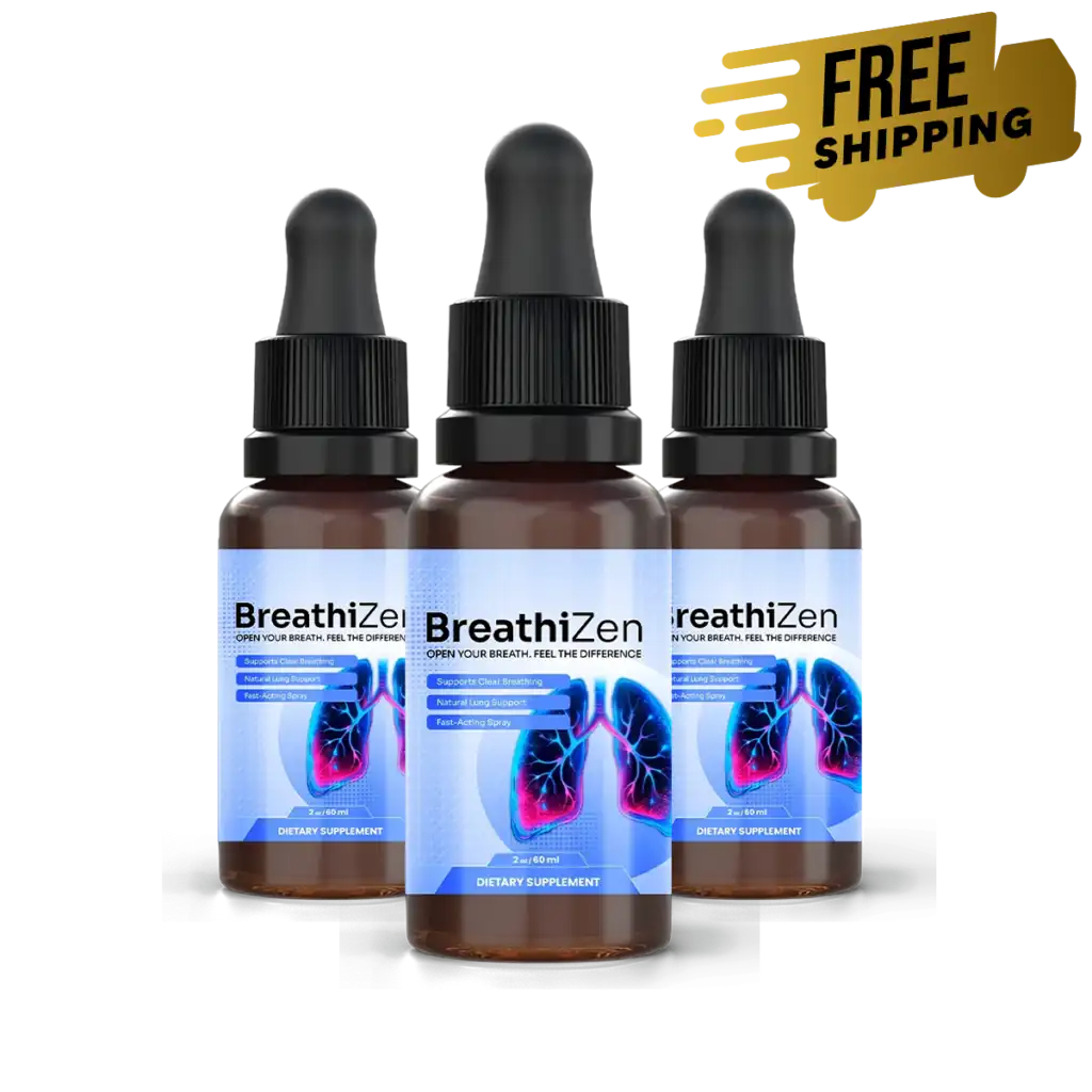 Three bottles of BreathiZen